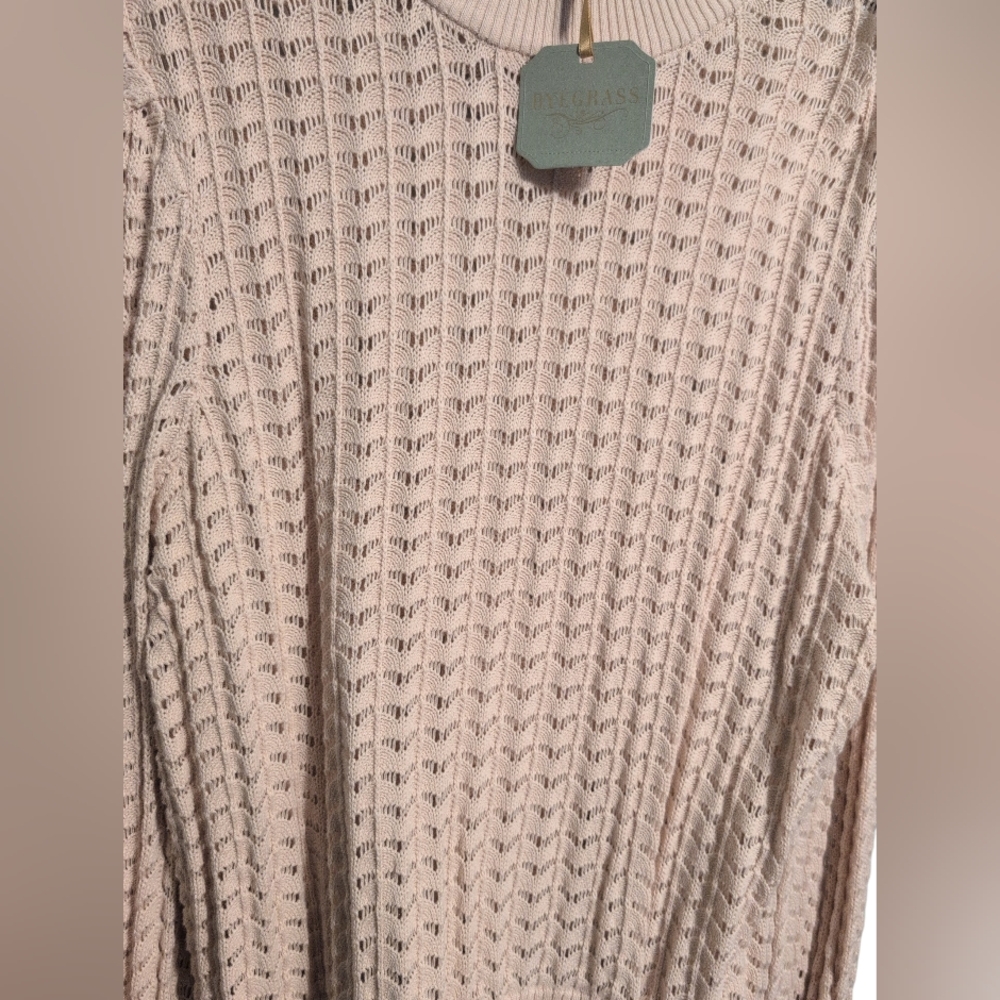 Nwt Chic Ryegrass Knit Sweater Xlong Sleeves Career Club Top Dress Casual XL - Picture 2 of 10